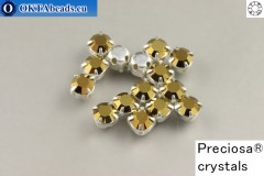 ОПТ Шатоны Preciosa Maxima Crystal Monte Carlo - серебро ss16, ~360шт