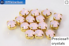 WH Chaton Preciosa Maxima Rose Opal - gold ss16, ~360pc