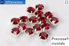 WH Chaton Preciosa Maxima Ruby - silver ss16, ~360pc