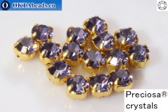 WH Chaton Preciosa Maxima Tanzanite - gold ss16, ~360pc